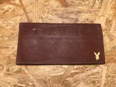 プレイボーイ PLAYBOY ゴールドラビットマーク 長財布