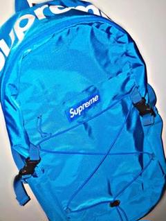 Supreme 16ss リュック backpack 青