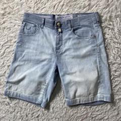 【美品】ヤコブコーエン　ハーフパンツ　J6636　ユーズド加工　現行　ストレッチ