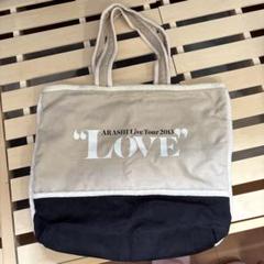 嵐 ライブ Tシャツ リメイク トートバッグ LOVE 嵐 ライブ T シャツ リメイク トートバッグ＆ポーチの通販 by