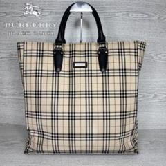 美品　Burberry ブラックレーベル　ハンドバッグ　トートバッグ　S55