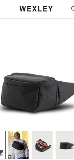 国内完売品　ウェクスレイ ボディバック WEXLEY SLING BAG 黒 送料無料】WEXLEY ウェクスレイ 公式 SLING BAG BLACK スリング