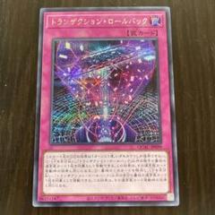 遊戯王　トランザクション・ロールバック　アジア版　25thシークレット 2025年最新】トランザクションロールバック アジアの人気