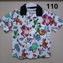【110】mewoo! × トイストーリー / 総柄半袖シャツ / 綿100