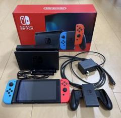 Nintendo Switch ネオンブルー/ネオンレッド 本体と付属品