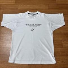 バスケTシャツ　半袖　asics アシックス　白
