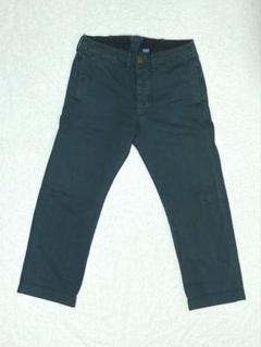 RRL オフィサーズチノ　ダークグリーン　コットンヘリンボーン