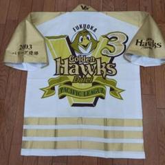 【フリーサイズ】福岡ダイエーホークス　半被　 ハッピ　法被