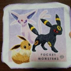 ポケモンコラボ 『エーフィ・ブラッキー 掛けタオル 』『イーブンアクリルチャーム ポケモン ファミマコラボ タオル イン ポーチ エーフィ