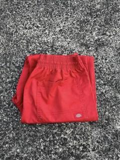 Dickies 赤色 ワークパンツ Mサイズ