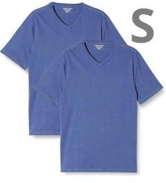 Amazon Essentials 2枚組 Tシャツ Vネック 半袖 メンズ S