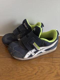 ASICS ネイビー/ライム スニーカー