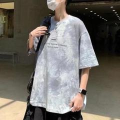 ビッグシルエット ロゴ Tシャツ タイダイ柄 2XL 迷彩 半袖 韓国