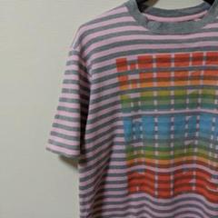NIKE 5連 ゴツナイキ ボーダー Tシャツ 00s デカロゴ