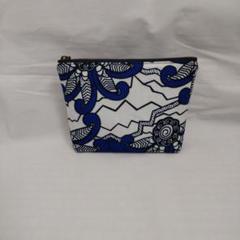 アフリカ布16cmファスナーポーチ⑤ 製作relief.my03