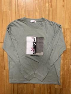 バンクシー プリント Tシャツ グレー