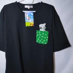 新品 Tシャツ XL 子ザメちゃん 唐草模様 刺繍 ポケT カットソー 半袖