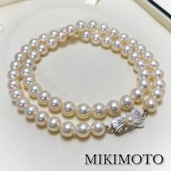 極上の照り✨MIKIMOTO ミキモト パールネックレス アコヤ真珠 7.5㎜