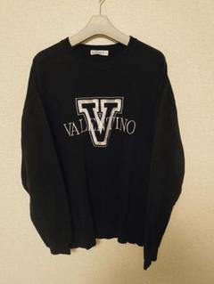 VALENTINO 黒 刺繍 スウェット メンズ L トレーナー - メルカリ