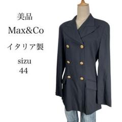 高級】【40】MAX&Co. 花柄 レース切り替え ジャケット レディース ...