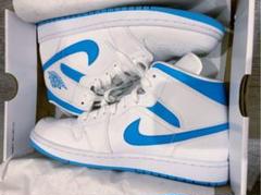 NIKE WMNS AIR JORDAN 1 MID UNC 27.5cm