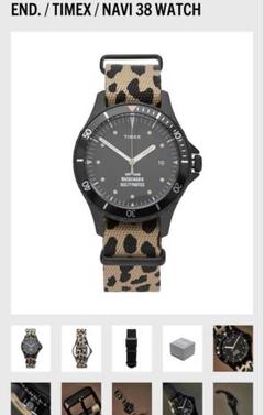 WACKO MARIA×TIMEX 腕時計 希少モデル　ワコマリア　美品 ワコマリアxタイメックスxエンドによるトリプルコラボウォッチが