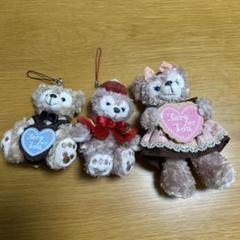 ディズニー　ダッフィー　シェリーメイ　ぬいぐるみ・マスコット3体セットのサムネイル