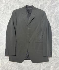 PRADA プラダ ポリエステル ナイロン テーラード ジャケット 48 黒