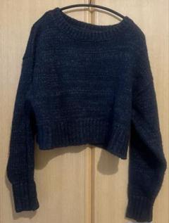 sea room lynn2way Shortニットトップス/ショート丈/ニット sea room lynn 2way shortニットトップス