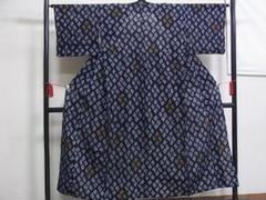 eふれんず◆有松鳴海絞り　夏物　浴衣　草花文　綿◆am1056 eふれんず◇有松鳴海絞り夏物浴衣草花文綿◇am1056