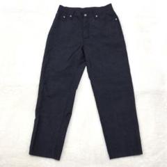 【美品】アニエスべー　ウールパンツ　ボタンフライ　日本製　黒　大きいサイズ