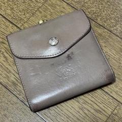 イルビゾンテ ILBISONTE 二つ折り 財布 グレー 中古