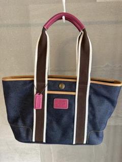COACH デニムトートバック　4498