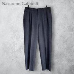 【Nazareno Gabrielli ナザレノガブリエリ】　スラックス　タック