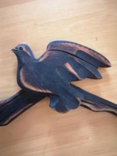木製　鳥　装飾品 　工作