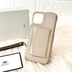 新品未使用✨Demiurvo iPhone 11Pro ケース 本革 カード収納