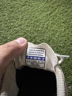 モナルシーダ　20cm ホワイト サッカーシューズ 合成皮革