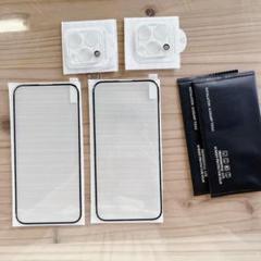 機種不明‼️iPhone 保護フィルム カメラ保護フィルム付き ガラス