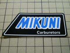 残り僅か 正規品 MIKUNI ステッカー 78mm×31mm 当時物 ミクニ