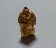 レトロ 恵比寿様 真鍮 重厚感あり