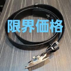 オーストリッチ 　ベルト 　黒