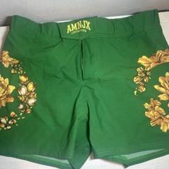 AMNJX ファイトショーツ 蓮の柄 XL HRD Fight Shorts of AMNJX