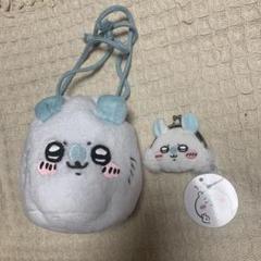新品⭐︎ちいかわ モモンガ フェイス巾着　ミニがま口ポーチ　セット