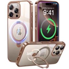 CASEKOO iPhone 16 Pro ケース クリア デザートチタニウム