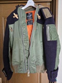 極美品 sacai ダッフルコート ダウン グレー 2way