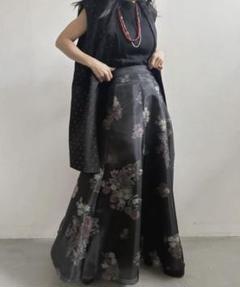 アメリビンテージ FLOWER ORGANDY FLARE SKIRT - メルカリ