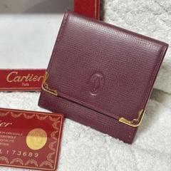 Cartier カルティエ コインケース 赤 レザー - メルカリ