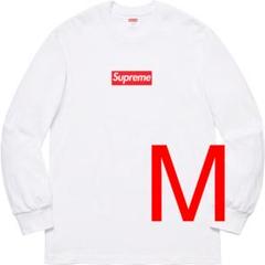 Supreme Box Logo L/S Tee White M