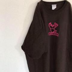 USA購入 buckedup オーバーサイズ Tシャツ 茶色