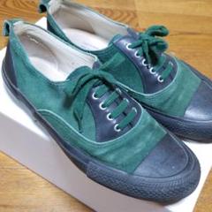 コムデギャルソン　ダークグリーンレザーシューズ COMME des GARCONS JUNYA WATANABE MAN×トリッカーズTricker's